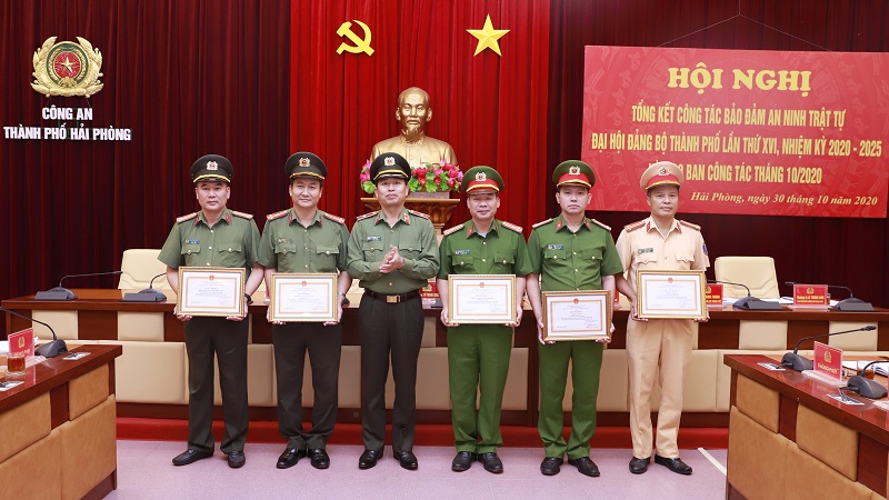 Tổng kết công tác bảo đảm an ninh trật tự Đại hội đại biểu Đảng bộ thành phố lần thứ XVI, nhiệm kỳ 2020 – 2025